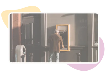 personne en tutelle qui fait un retrait d'argent