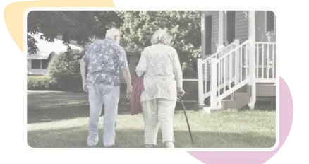 couple quittant un ehpad